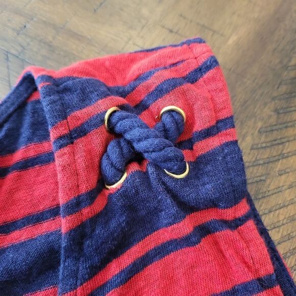 *Read Listing* Michael Kors Nautical Top XL Red and Blue - Picture 4 of 7